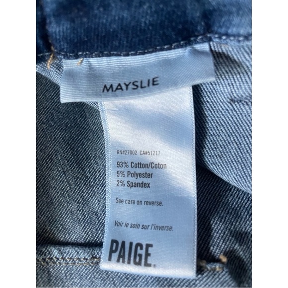 PAIGE Mayslie Straight Leg Ankle Pants Size 28 - Picture 8 of 11